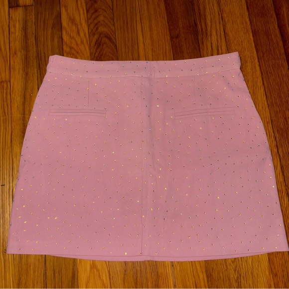 Beulah Rhinestone Pink Mini Skirt - Size Medium - Picture 5 of 9